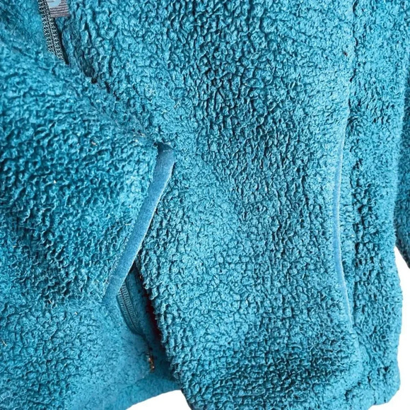The North Face Teal Full Zip Fleece Sweater Jacket - Picture 6 of 11